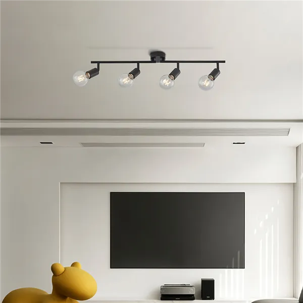 BRY-G003C-4H-4xE27-BLC-CEILING LIGHT