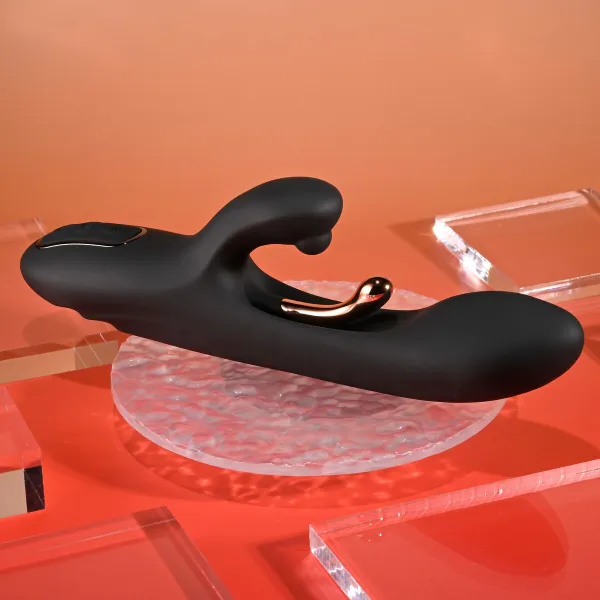 Dual Stimulation Vibe- vibraattori Evolved Playboy Musta