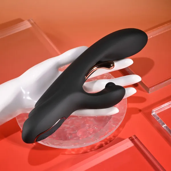 Dual Stimulation Vibe- vibraattori Evolved Playboy Musta