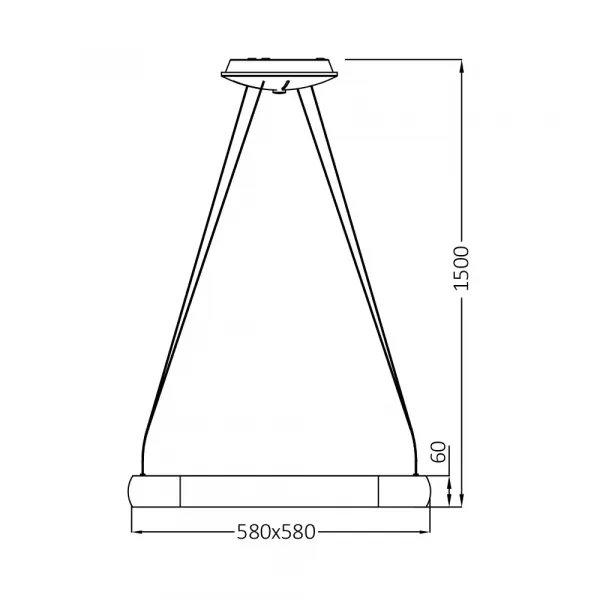 BRY-BELLA-MLP-PD-SQR-GLD-46W-3IN1-IP20-CEILING FIX