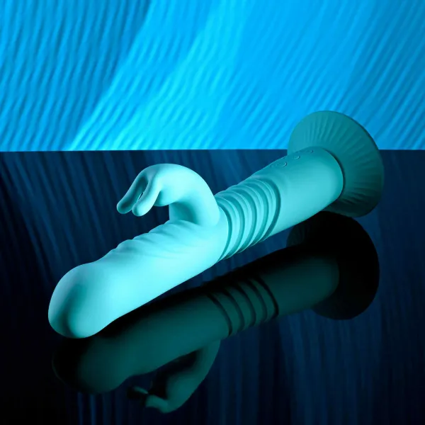 Divkārši Stimulējošs Vibrators Evolved Zaļš