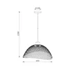 BRY-W006R-1H-1xE27-BLC-PENDANT LIGHT