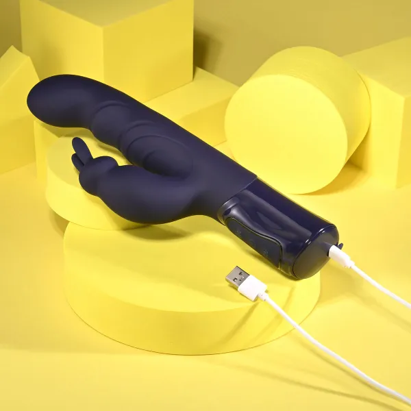 Divkārši Stimulējošs Vibrators Evolved Melns