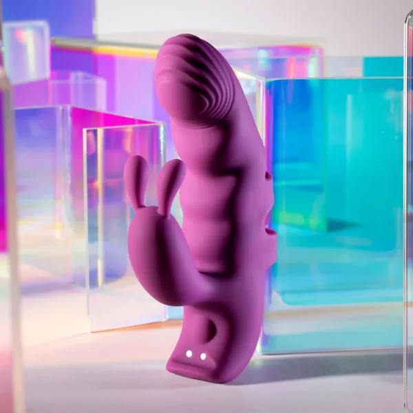 Divkārši Stimulējošs Vibrators Evolved Playboy Violets