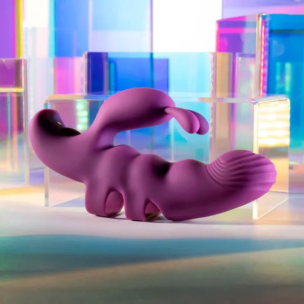 Divkārši Stimulējošs Vibrators Evolved Playboy Violets