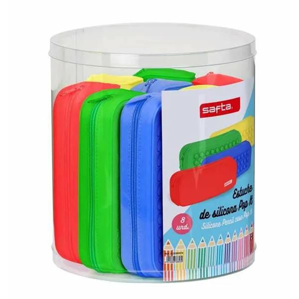 School Case Safta Pop It Red 27 x 23 cm Set