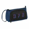 Школьный пенал BlackFit8 Urban Чёрный Тёмно Синий 20 x 11 x 8.5 cm