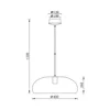 BRY-P007R-1H-1xE27-BLC-PENDANT LIGHT