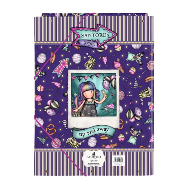 Folder Gorjuss Up and away Purple