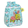 Koululaukku Spongebob Stay positive Sininen Valkoinen (33 x 42 x 14 cm)