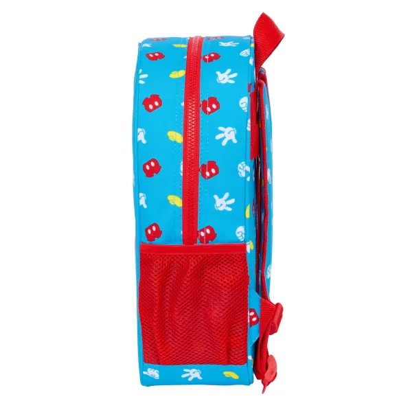 Skolas soma Mickey Mouse Clubhouse Fantastic Zils Sarkans 26 x 34 x 11 cm