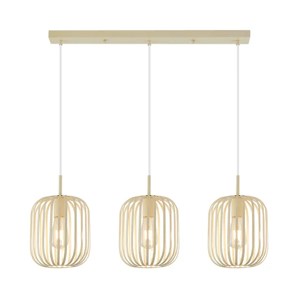 BRY-W007S-3H-3xE27-BEJ-PENDANT LIGHT