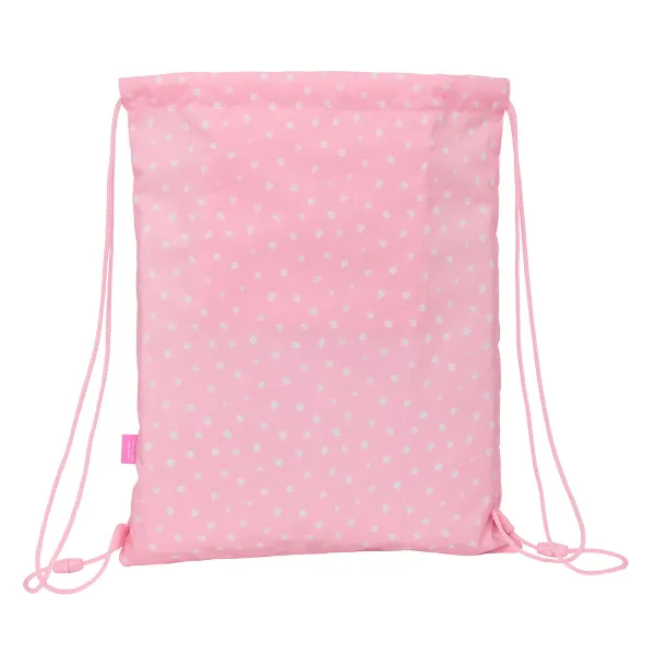 Kuprinė su virvutėmis Glow Lab Sweet home Rožinė 26 x 34 x 1 cm