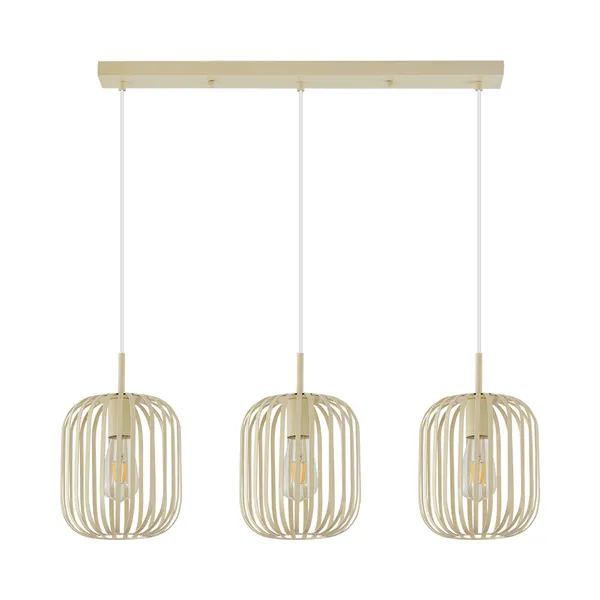 BRY-W007S-3H-3xE27-BEJ-PENDANT LIGHT