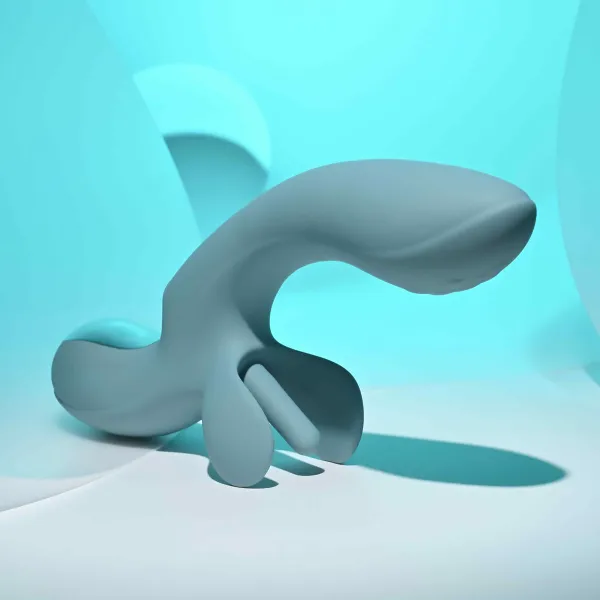 Divkārši Stimulējošs Vibrators Evolved Zils