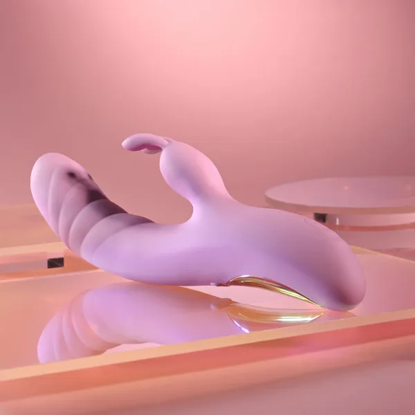 Dvigubos Stimuliacijos Vibratorius Evolved Playboy Rožinė