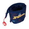 Zīmuļu Penālis Spider-Man Neon Tumši Zils 8 x 19 x 6 cm