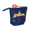 Zīmuļu Penālis Spider-Man Neon Tumši Zils 8 x 19 x 6 cm