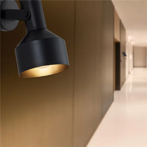 BRY-P001W-1H-1xE27-BLC-WALL LIGHT