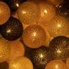 Cotton balls Springos CL0155, 50 LED, dekoratiivne valguskett, elektritoitega, grafiitvalged