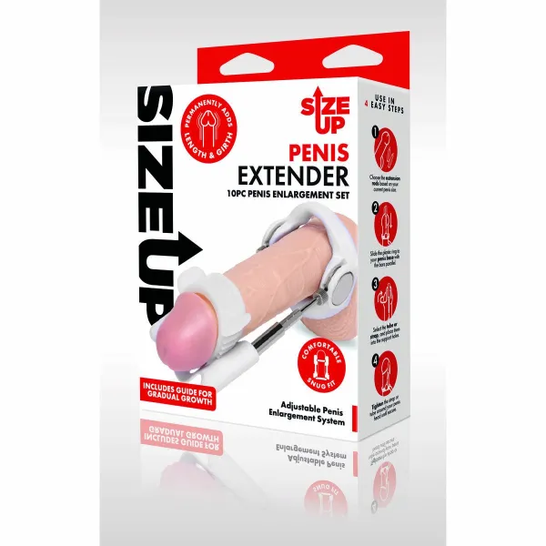 Penis cover Size Up White Ø 3,5 cm 16 cm