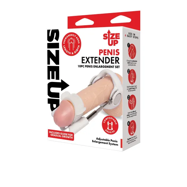Penis cover Size Up White Ø 3,5 cm 16 cm
