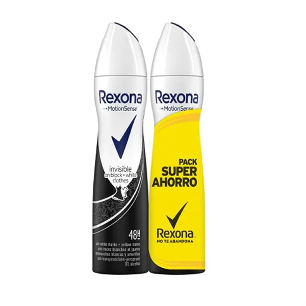 Rexona Deodorant Motion Sense Invisible On Black&White Clothes Spray 2x200ml