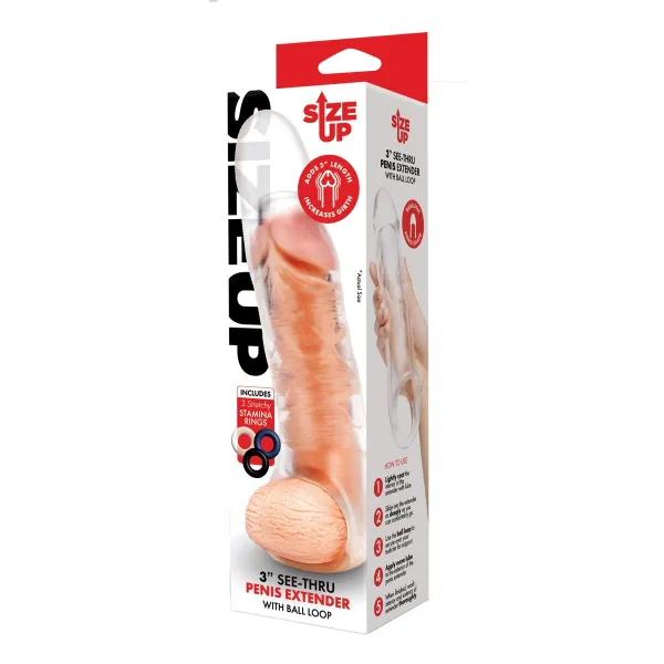 Penis cover Size Up Ø 4,5 cm 23,9 cm