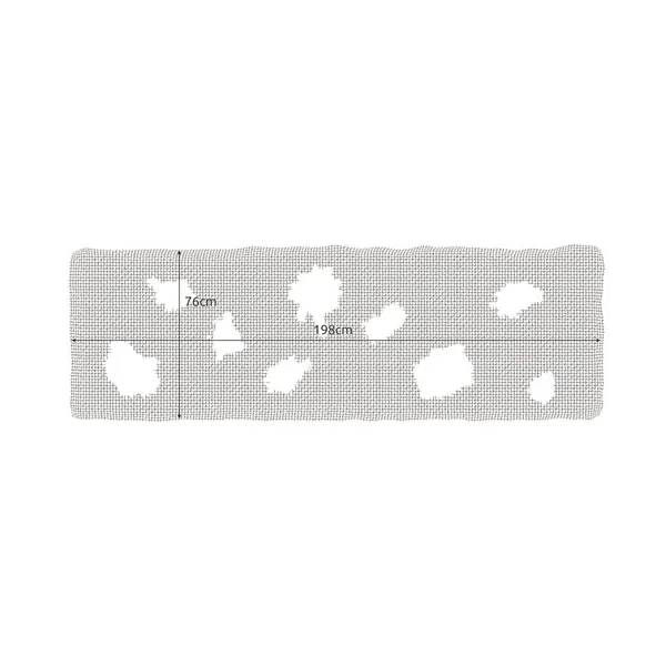 Voratinklio puošmena 198x76cm Malatec 22003