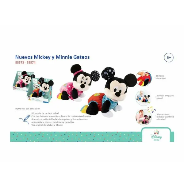 Pūkaina Rotaļlieta Minnie Mouse 26 x 23 x 16 cm