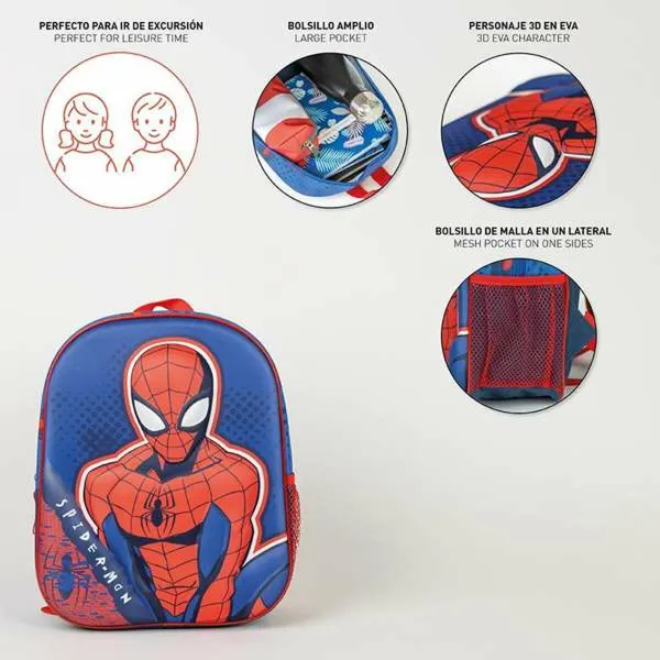 3D mokyklinis krepšys Spider-Man
