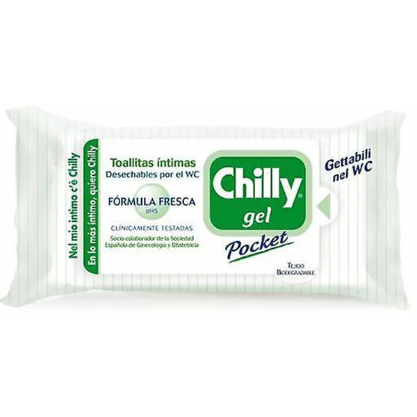 Chilly Toallitas Íntimas Formula Fresca Ph5 12 Unidades 