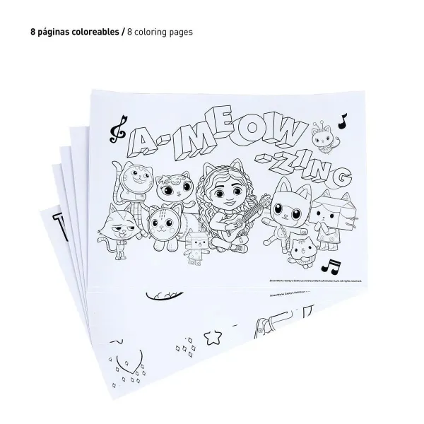 Stationery Set Gabby's Dollhouse 24 Pieces