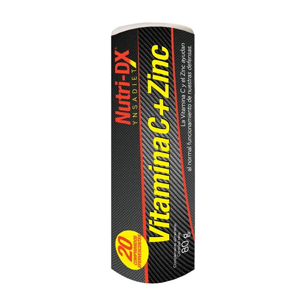 Ynsadiet Vitamina C Zinc 20 Comp Efervescentes