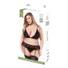 Alusvaatesetti Baci Lingerie Musta (Queen size)