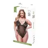 Leotard Baci Lingerie Black Queen Queen size