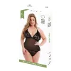 Leotard Baci Lingerie Black Queen Queen size
