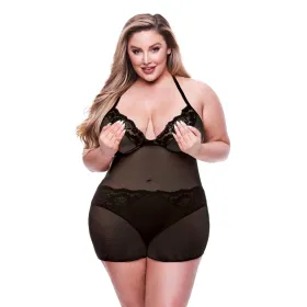 Alusvaatesetti Baci Lingerie Musta (Queen size)