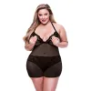 Alusvaatesetti Baci Lingerie Musta (Queen size)