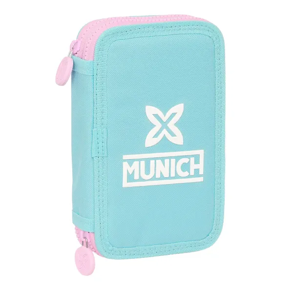 Tuplapenaali Munich Heaven Taivaansininen 12.5 x 19.5 x 4 cm 28 Kappaletta