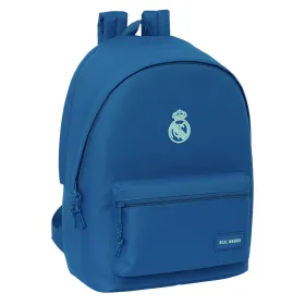 Kannettavan reppu Real Madrid C.F. Sininen 31 x 44 x 18 cm