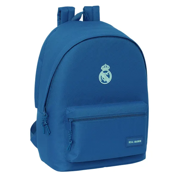 Kannettavan reppu Real Madrid C.F. Sininen 31 x 44 x 18 cm