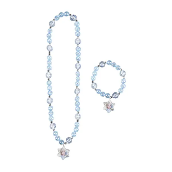 Necklace and Bracelets set Frozen Blue 2 Pieces
