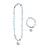 Necklace and Bracelets set Frozen Blue 2 Pieces