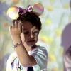 Vėrinio ir apyrankės rinkinys Minnie Mouse Rožinė 2 Dalys