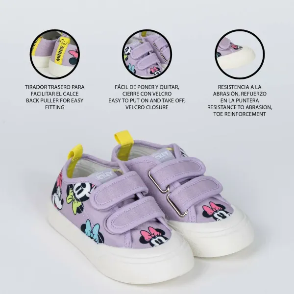 Sporta Apavi Bērniem Minnie Mouse Ceriņš
