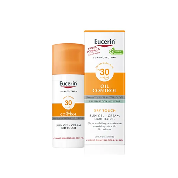 Eucerin Sun Gel Creme Oil Control Dry Touch Spf30 50ml