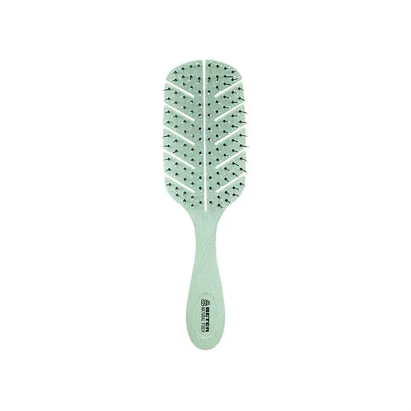 Beter Detangling Natural Fiber Hair Brush Green