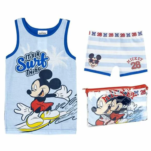Pižama Vaikiškas Mickey Mouse Mėlyna (3 metų)