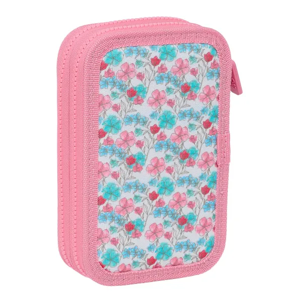 Tuplapenaali Moos Flores Monivärinen 12.5 x 19.5 x 4 cm 28 Kappaletta